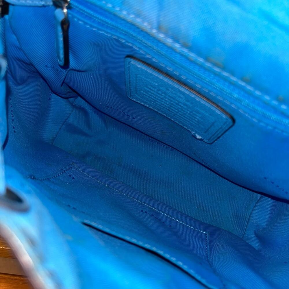Coach Blue Mini Backpack - Picture 10 of 10